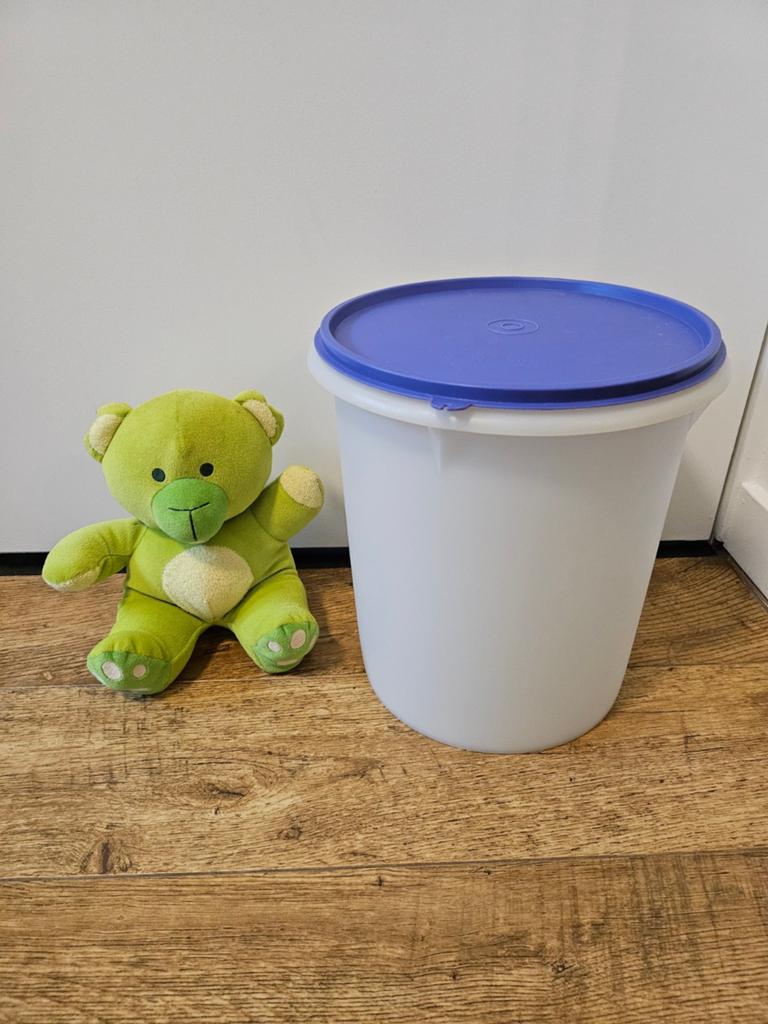 Tupperware wasemmer wit paars, Ophalen of Verzenden, Gebruikt, Paars, Overige typen