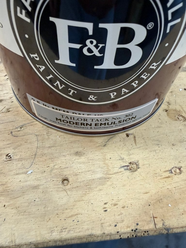 Farrow & Ball Tailor Tack No. 302 Modern Emulsion, Nieuw, Ophalen of Verzenden, Verf, Roze