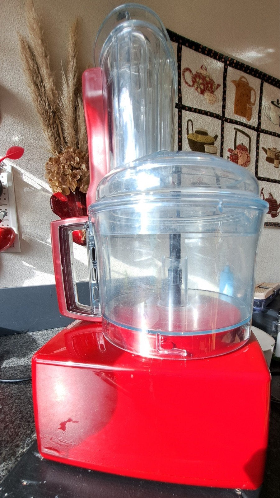 Magimix Cuisine 4200XL - rood, Ophalen, Gebruikt, 2 tot 3 liter, Vaatwasserbestendig