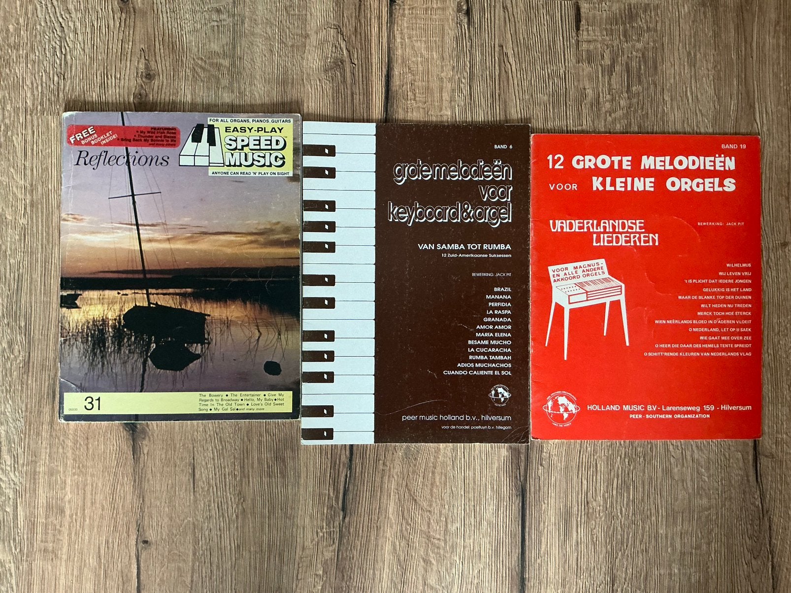 Bladmuziek. Reflections. Grote melodieën., Muziek en Instrumenten, Ophalen of Verzenden, Zo goed als nieuw, Les of Cursus, Orgel