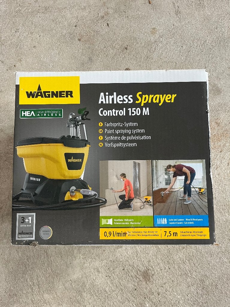 Wagner Airless Sprayer Control 150m, Doe-het-zelf en Verbouw, Schildersmaterialen, Ophalen, Nieuw, Verfspuit of Verfpomp