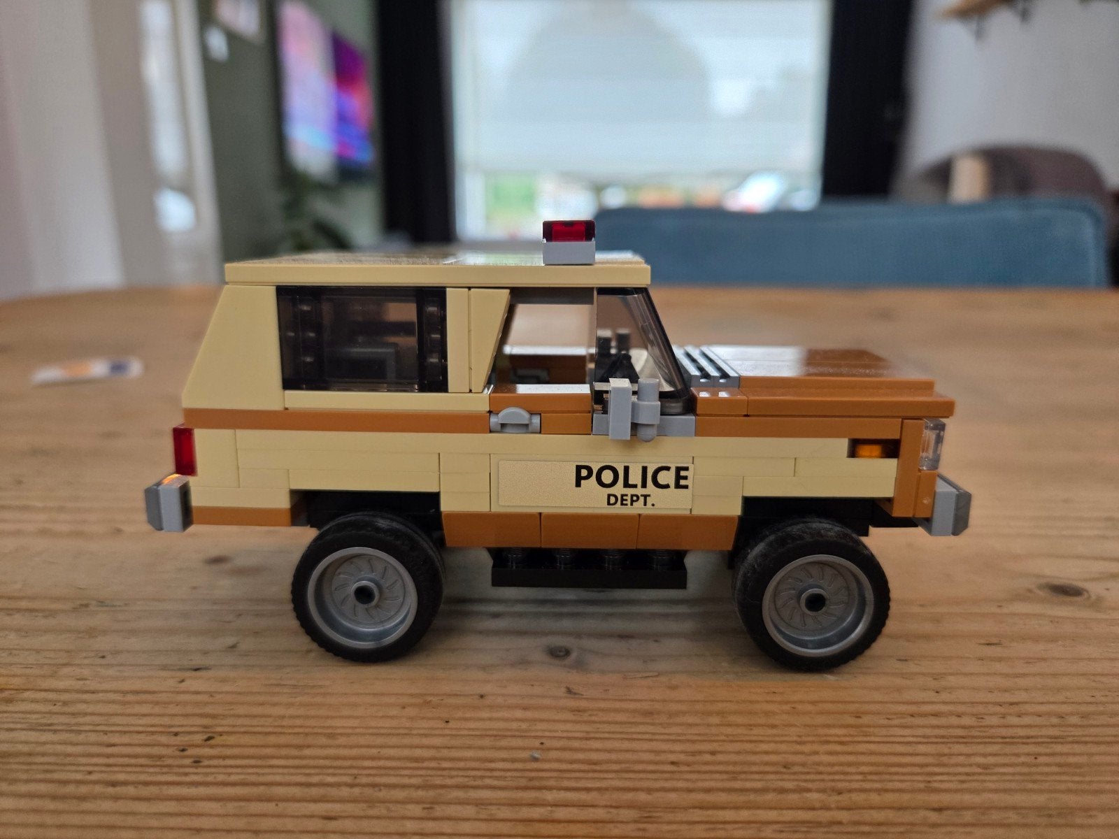 Lego Jim Hoppers Chevy 5k MOC, Kinderen en Baby's, Speelgoed | Duplo en Lego, Ophalen, Gebruikt, MOC (eigen creatie), Lego