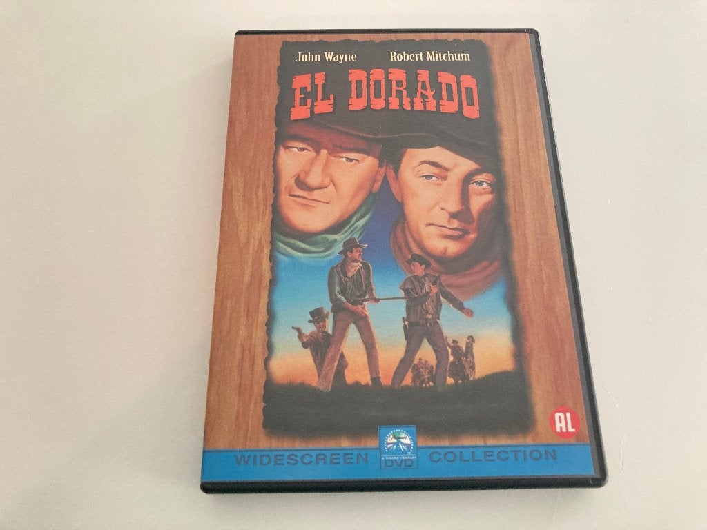 El Dorado - John Wayne, Robert Mitchum DVD Western dvd, Ophalen of Verzenden, Zo goed als nieuw, Actie en Avontuur
