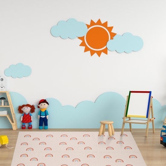 puzzelmat baby - 6 speeltegels - 60x60 cm -  foam - kruipmat, Kinderen en Baby's, Nieuw, Ophalen of Verzenden, Babijhandel@gmail.com