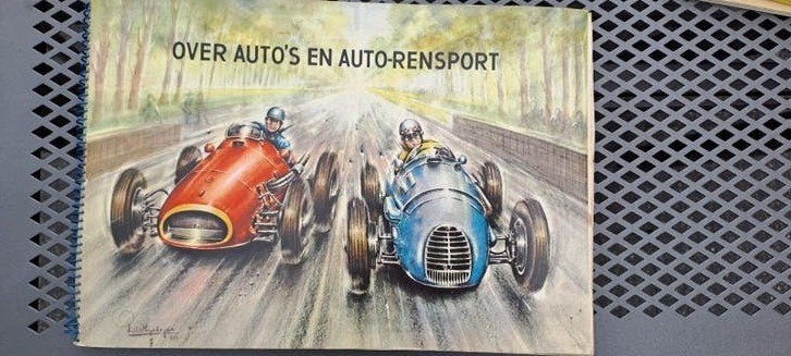 Vintage Boek: Over Auto's en Autosport (1956), Ophalen of Verzenden, Gelezen, Algemeen, Piet Olyslager