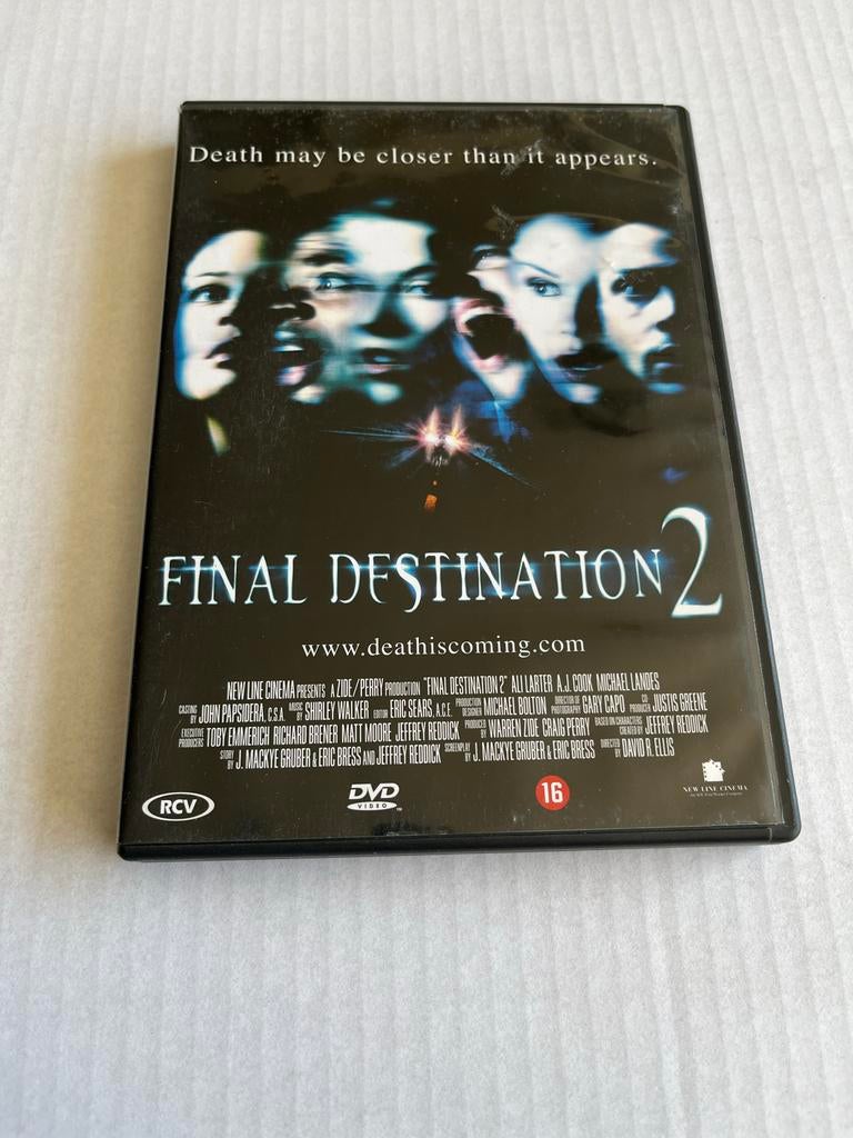 Final Destination 2, Cd's en Dvd's, Vanaf 16 jaar, Ophalen of Verzenden, Gebruikt, Bovennatuurlijke thriller