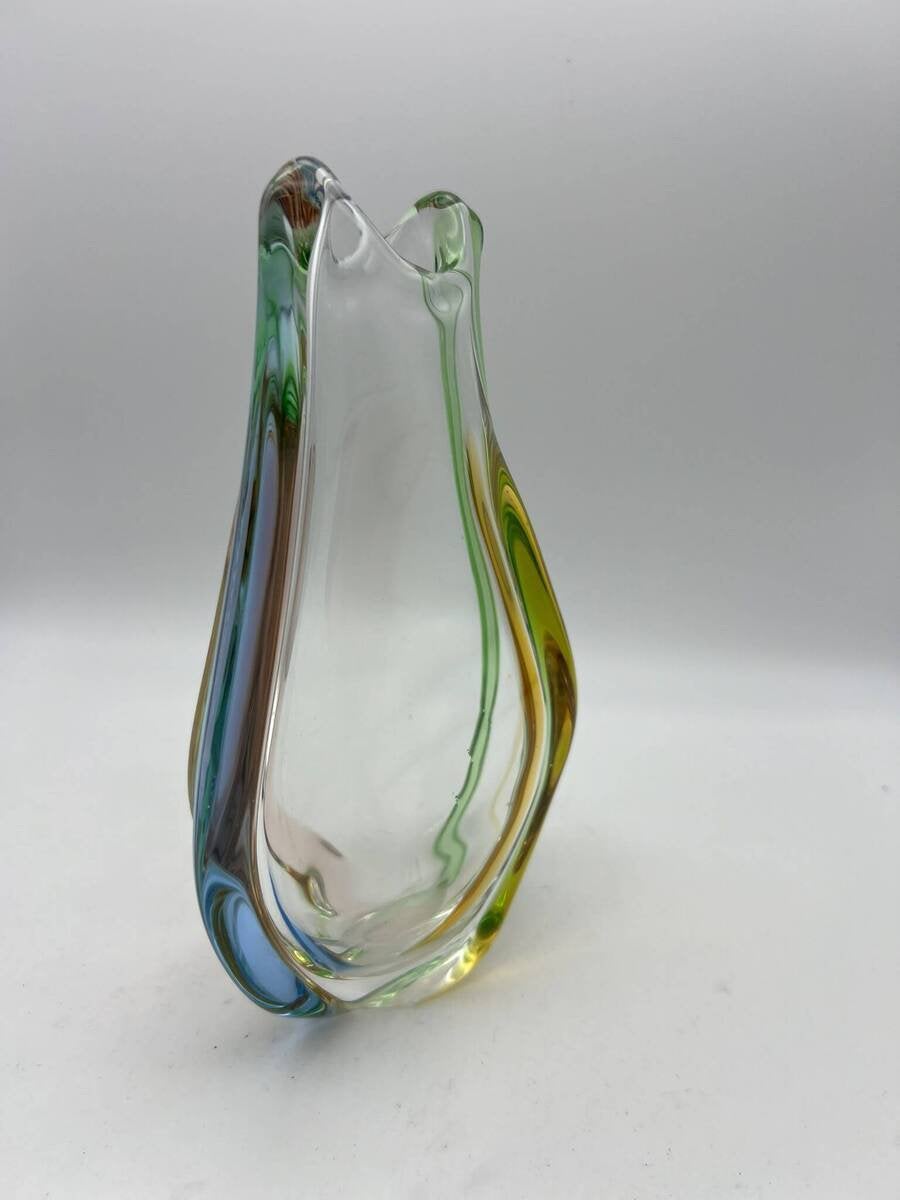 187 - František Zemek – Mstišov Glassworks ‘Rhapsody’ vaas, Ophalen of Verzenden