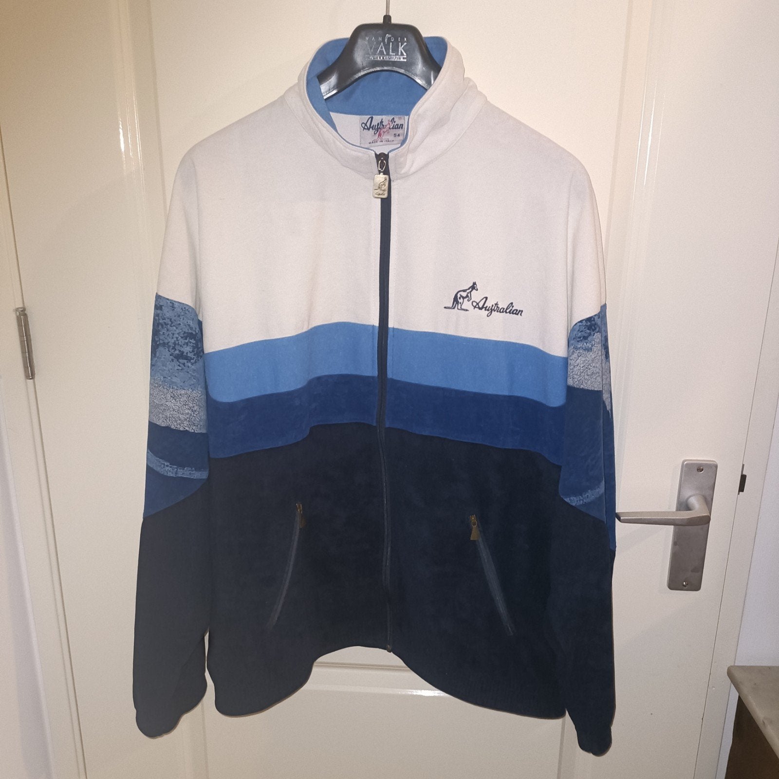 Oldschool Australian jasje maat 54 #vintage #90's, Ophalen of Verzenden, Zo goed als nieuw, Maat 52/54 (L), Zwart