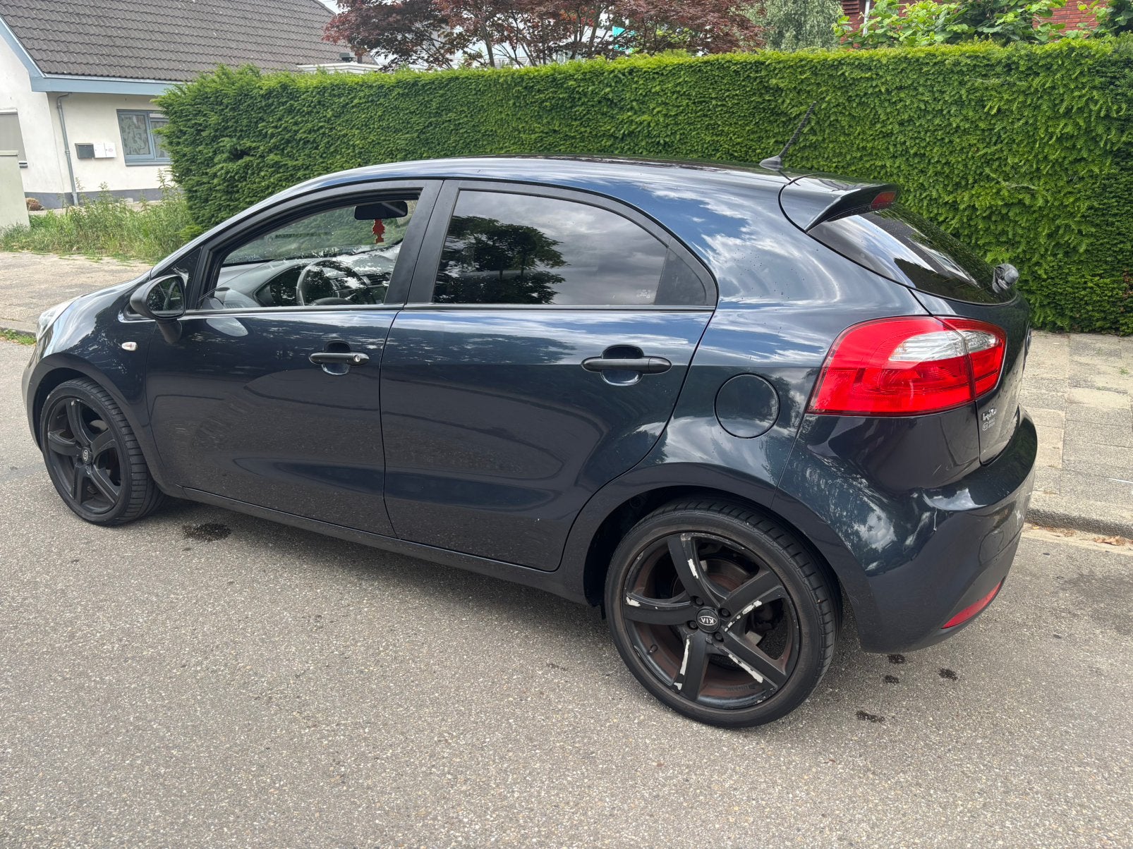 Kia Rio 1.2 I 5DRS 2013 Blauw, Auto's, Kia, Voorwielaandrijving, 450 kg, 4 cilinders, Blauw