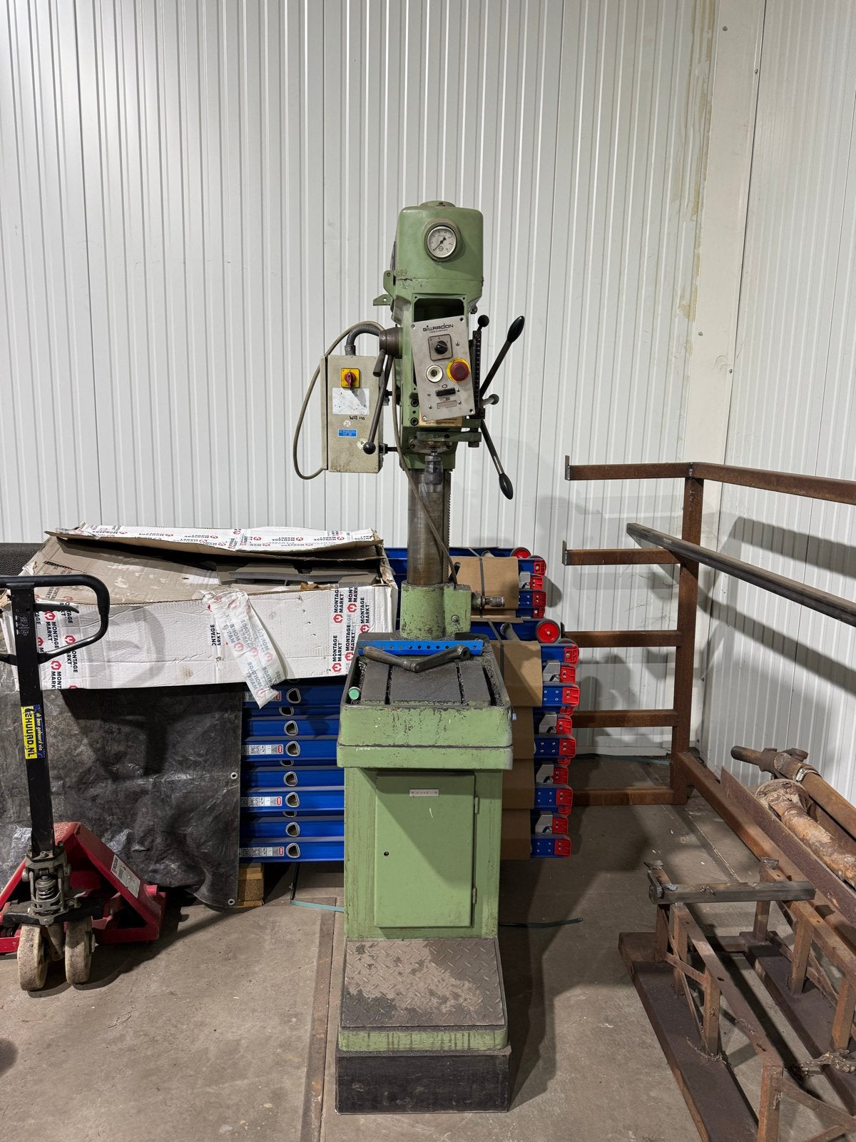 Gillardon Kolomboormachine - Type GT 20, Ophalen
