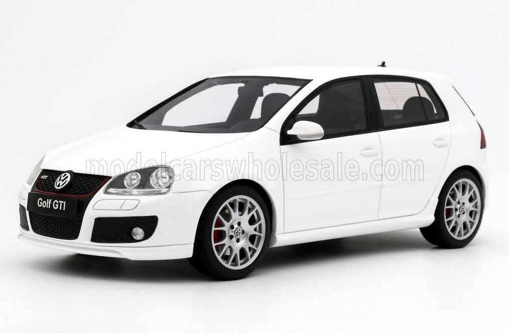 Otto-Mobile 1:18 Volkswagen Golf V GTi 2007 White, Hobby en Vrije tijd, Modelauto's | 1:18, Ophalen of Verzenden, Nieuw, Auto