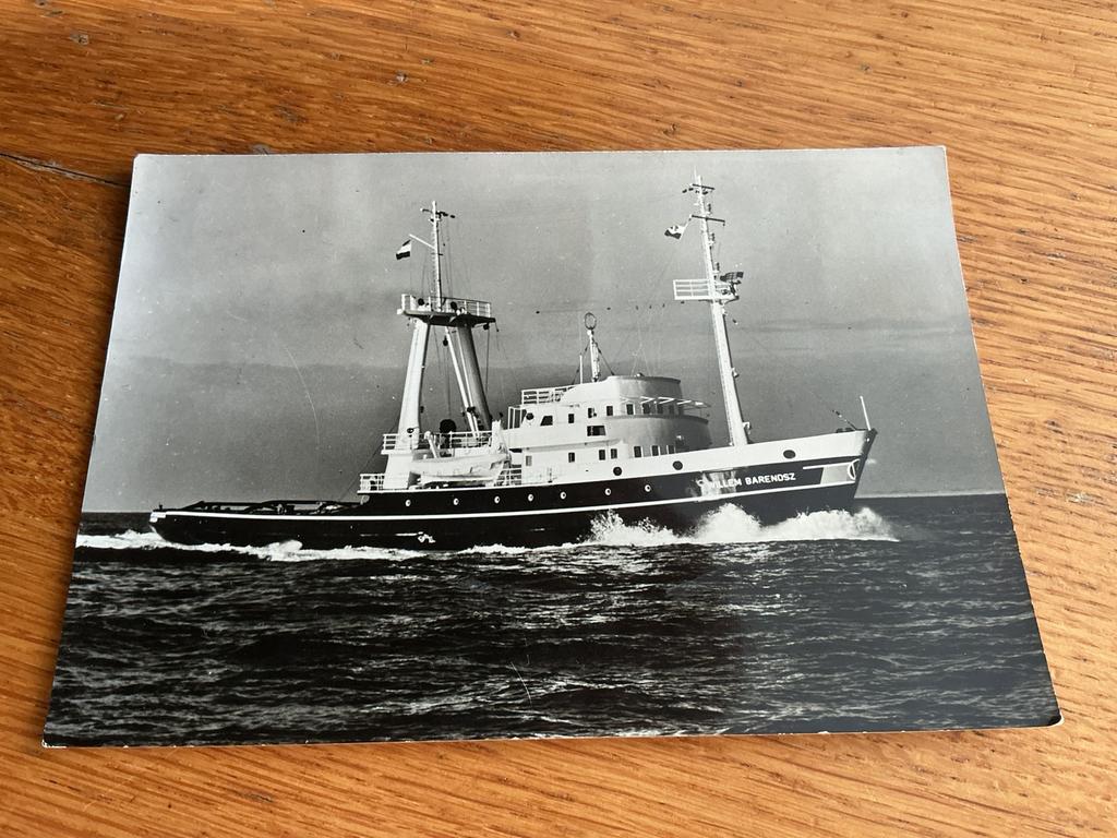 S661 sleepboot WILLEM BARENDSZ WIJSMULLER IJMUIDEN SCHADE, Ophalen of Verzenden, Voor 1920, Noord-Holland
