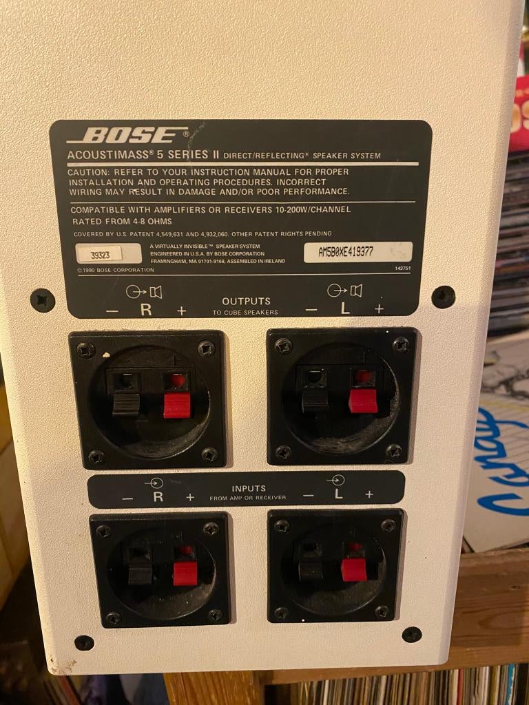 Bose Accoustimass serie II, Gebruikt, -, -, Ophalen of Verzenden