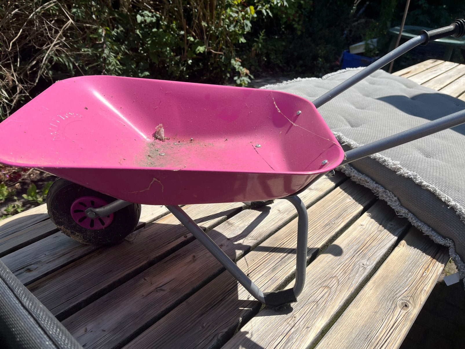 Roze Kinder kruiwagen kleuters / peuters weinig gebruikt, Ophalen, Gebruikt, Handmatig, Eenwielig