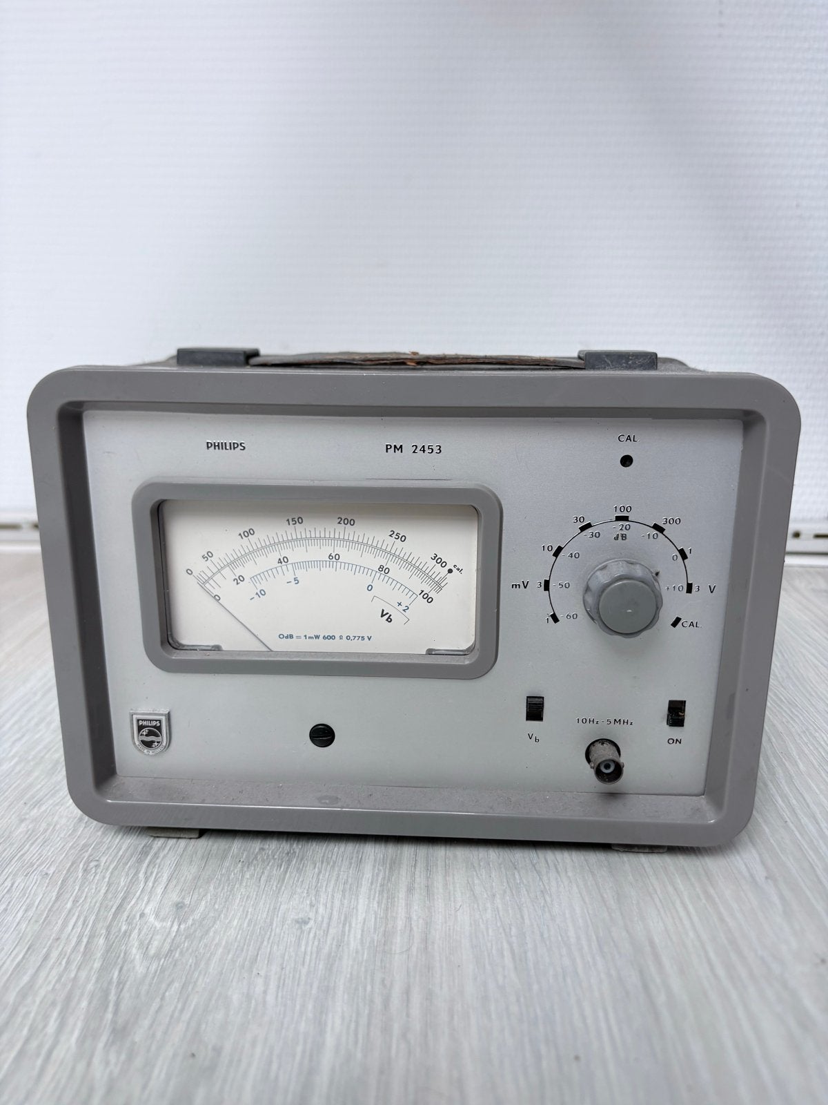 Philips PM 2453 AC Millivoltmeter - Vintage Testapparatuur, Ophalen of Verzenden, Gebruikt