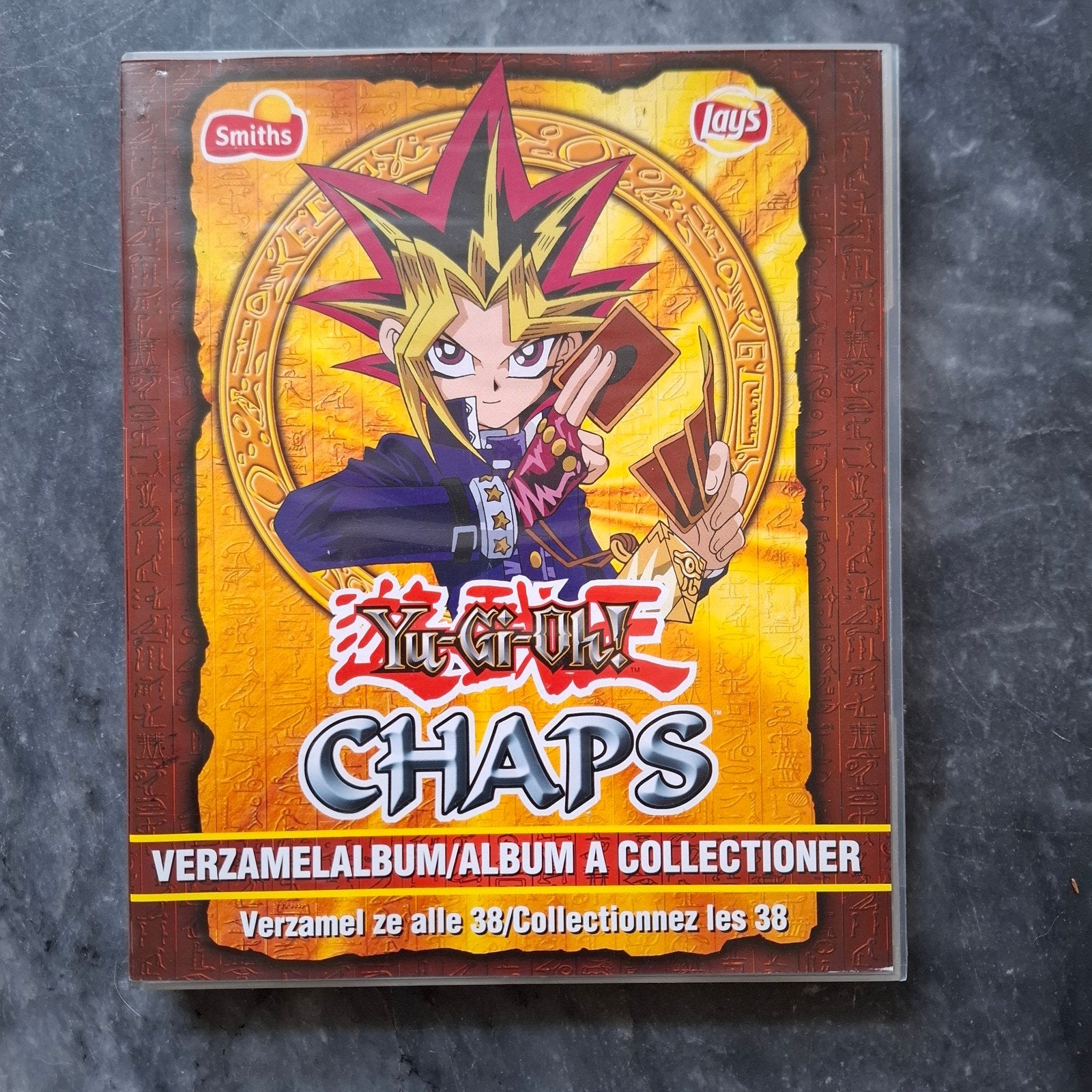 Yu-Gi-Oh! Chaps verzamelalbum met Chaps, Hobby en Vrije tijd, Verzamelkaartspellen | Yu-gi-Oh!, Ophalen of Verzenden