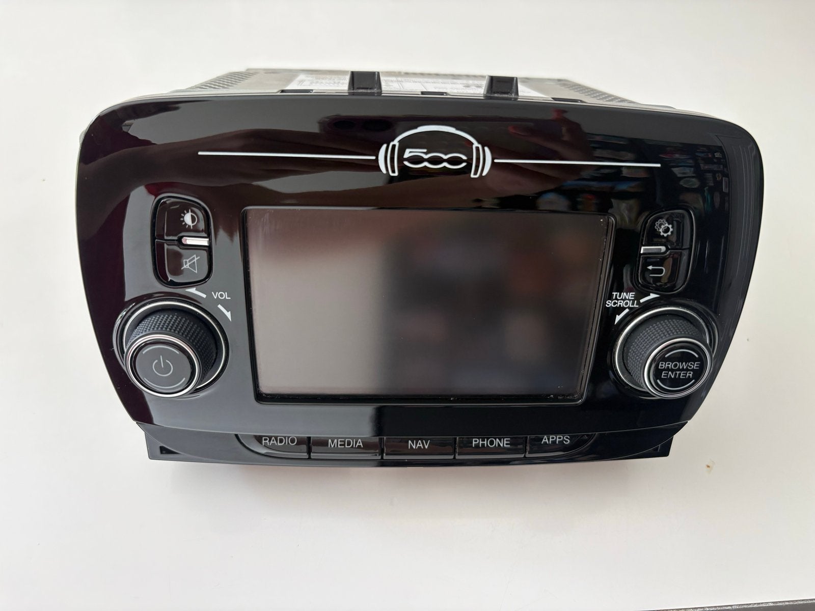 Fiat 500 5 inch Uconnect Radio, Auto diversen, Autoradio's, Ophalen of Verzenden, Gebruikt