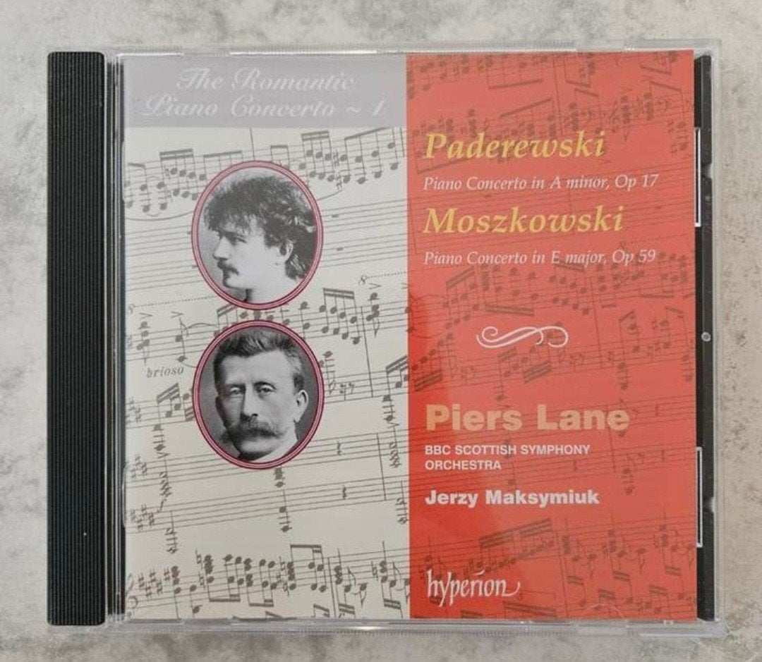 Paderewski & Moszkowski: Piano Concertos - Piers Lane (Hyper, Cd's en Dvd's, Cd's | Klassiek, Ophalen of Verzenden, Romantiek