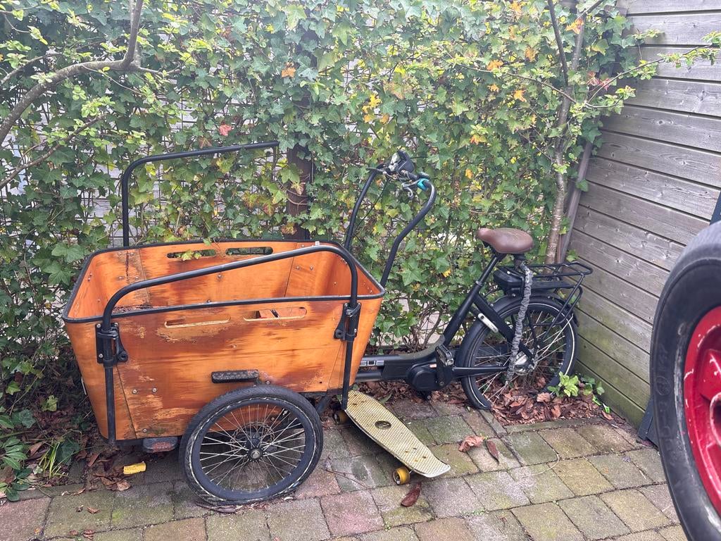 Vogue Bakfiets Eclectisch - Opknapper met gereviseerde accu, Fietsen en Brommers, Overige merken, Gebruikt, Elektrisch, Ophalen of Verzenden