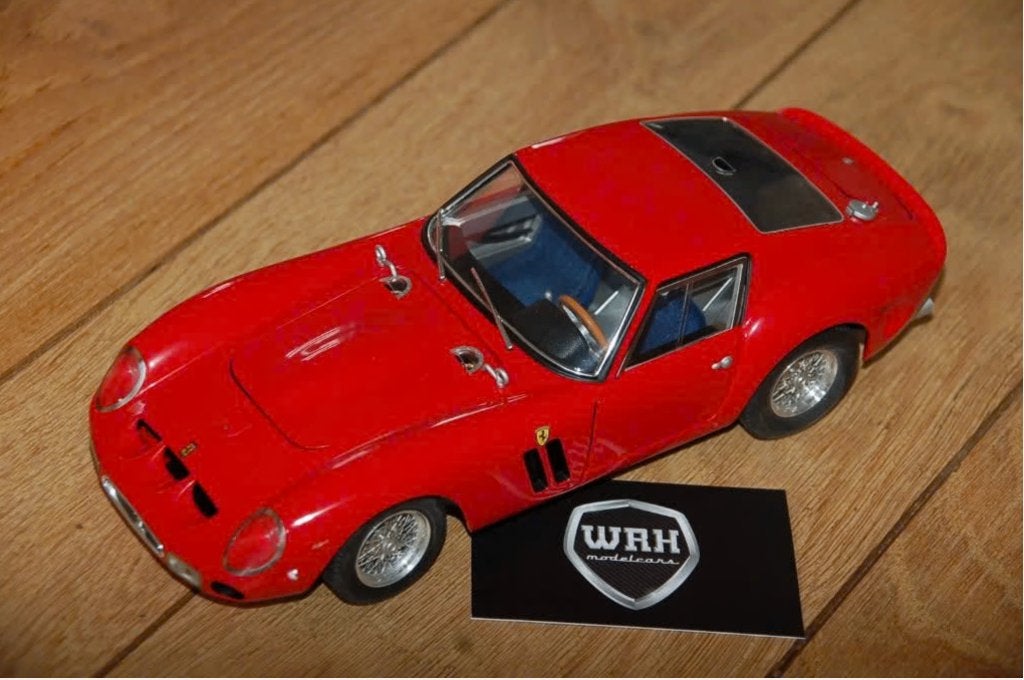 1:18 FERRARI 250 GTO rosso corsa Hotwheels elite no box WRH, Verzenden, Zo goed als nieuw, Auto, Hot Wheels