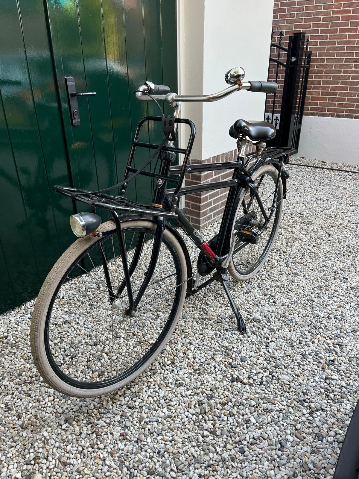 Batavus Connected Transportfiets - Zwart, Zo goed als nieuw, Fietsen en Brommers, 53 tot 57 cm, Ophalen, Zo goed als nieuw, Batavus