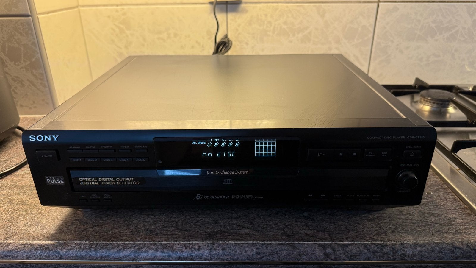 Sony CDP-CE315 5 CD Wisselaar met Afstandsbediening, Audio, Tv en Foto, Cd-spelers, Ophalen, Gebruikt, Sony, Wisselaar