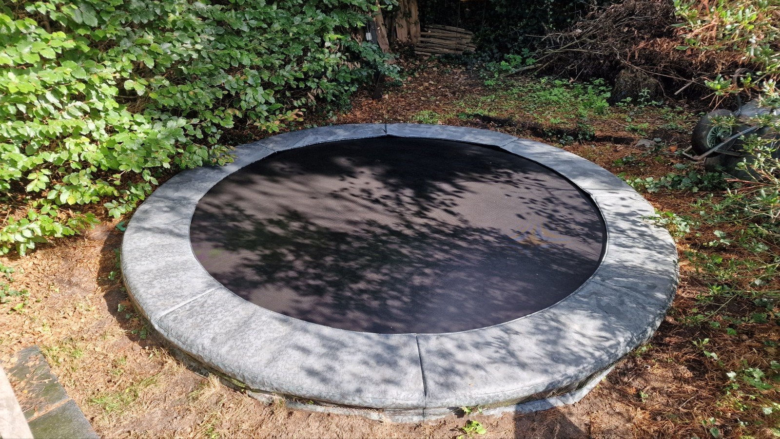Avyna InGround Trampoline Pro-Line 12 Camouflage (365 cm), Ophalen, Gebruikt