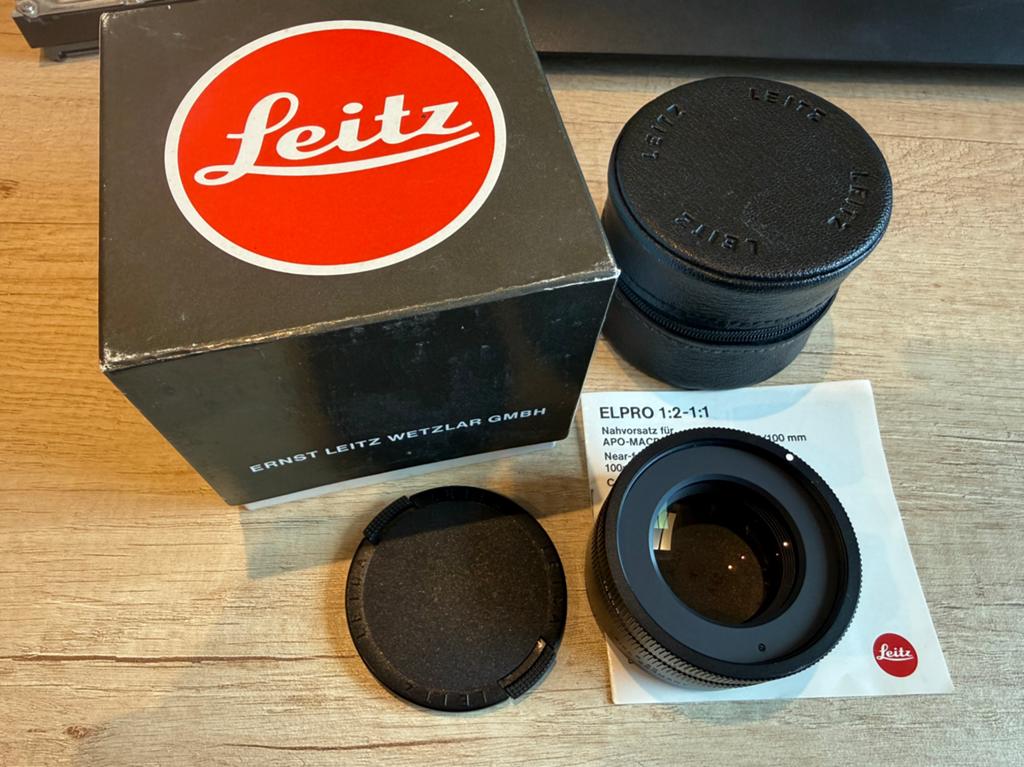 Leica ELPRO 1:2 - 1:1 macro adapter als nieuw!, Ophalen of Verzenden, Zo goed als nieuw, Macrolens