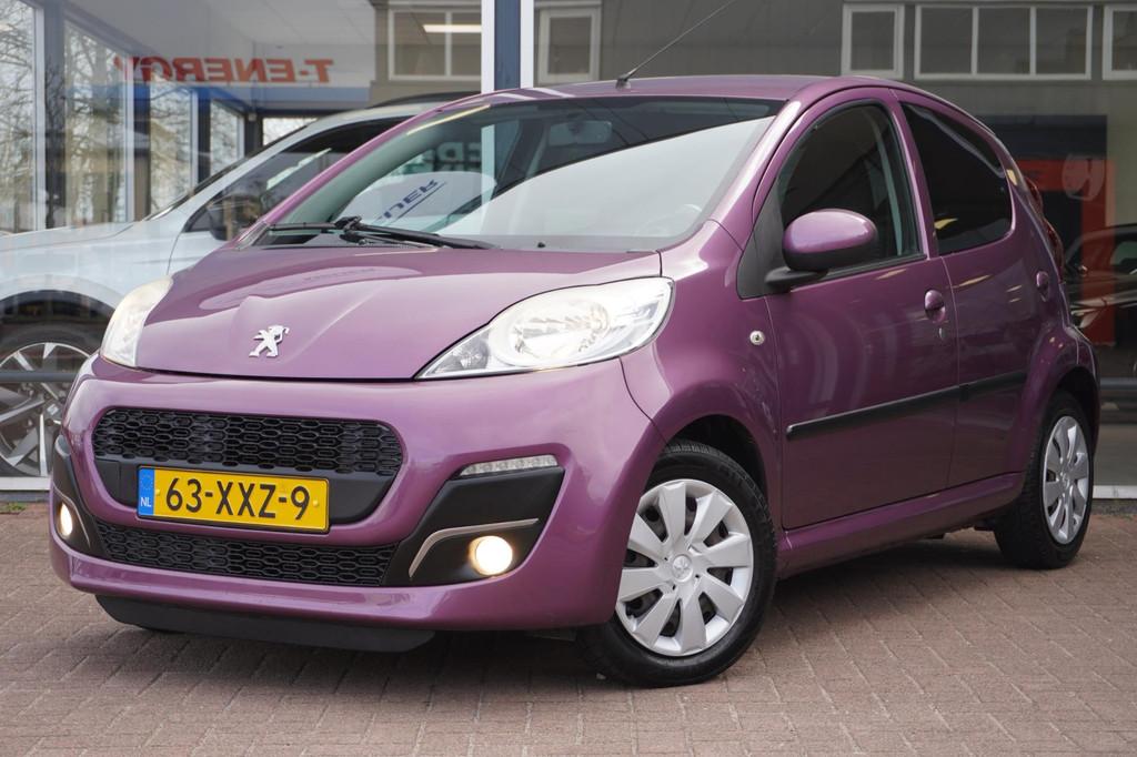 Peugeot 107 1.0 Envy | 5deurs | Airco | Elek. pakket | Deale, Auto's, Peugeot, Euro 5, Stof, Gebruikt, Zwart
