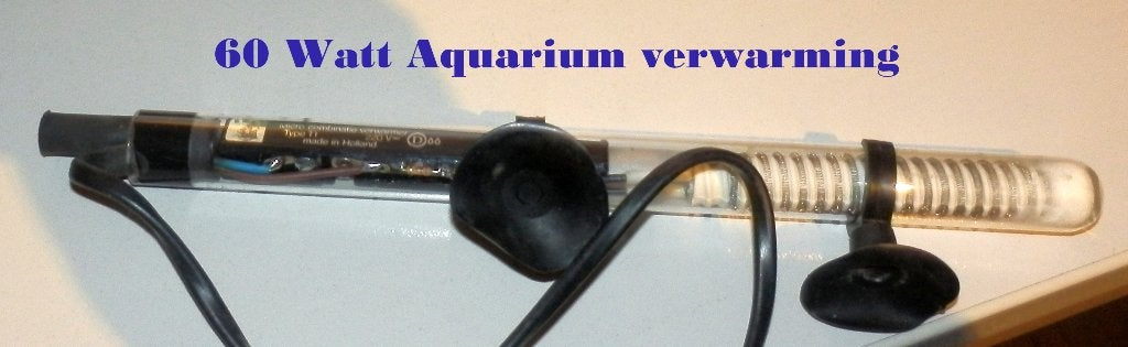 VW20 - 60 WATT AQUARIUM VERWARMING, Ophalen of Verzenden, Verlichting of Verwarming