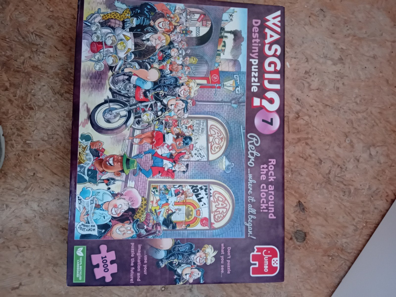 Wasgij Destiny 7 Retro Legpuzzel - Rock around the clock!, Ophalen of Verzenden