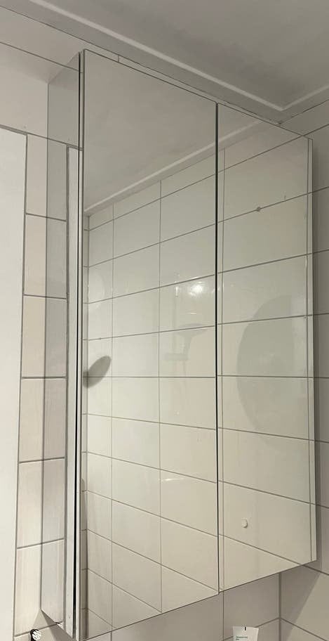 IKEA Spiegelkast 69x60x15 cm, Minder dan 25 cm, Minder dan 100 cm, Gebruikt, Spiegelkast