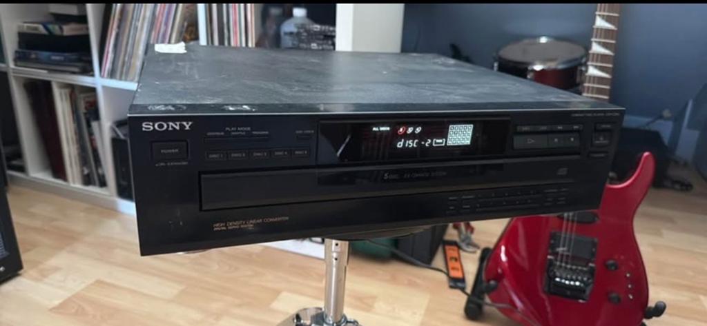 Sony 5 CD Wisselaar CDP-C265 - Goede Staat, Ophalen, Zo goed als nieuw