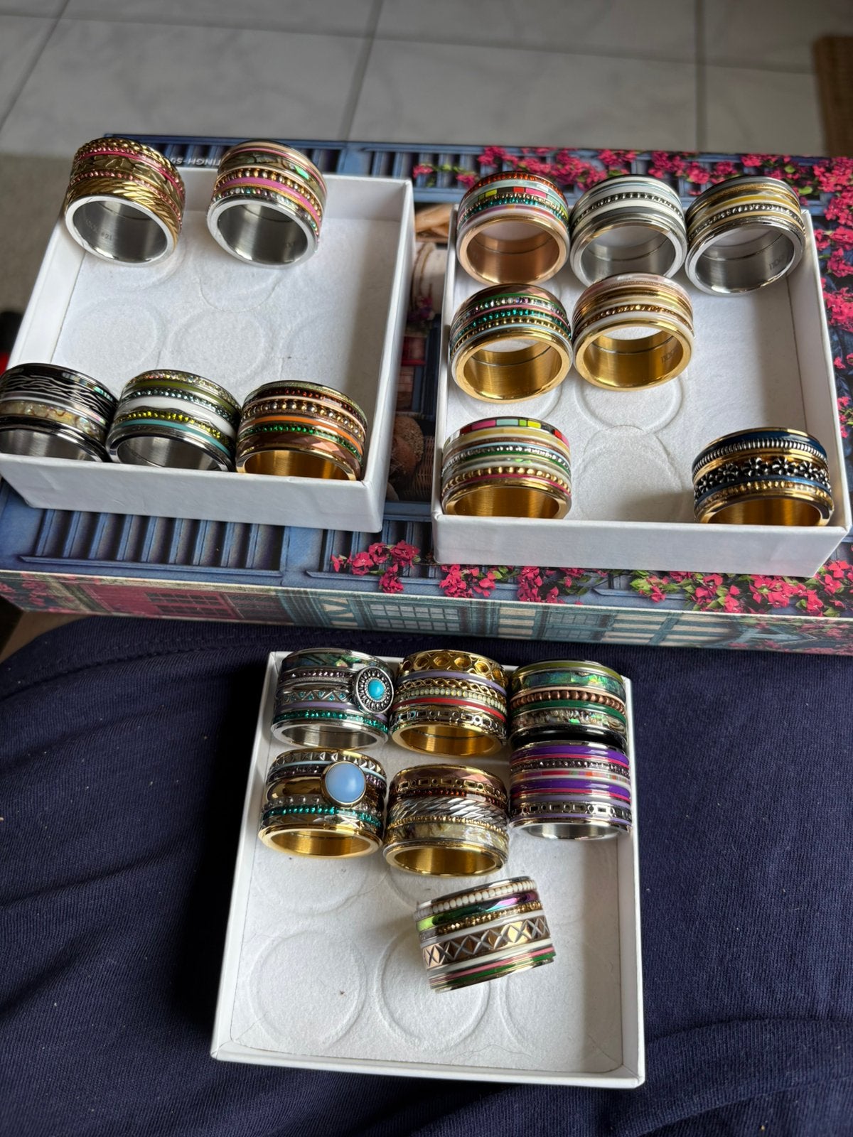 IXXXI ringen opruiming Maat 21, Met strass, 20 of groter, Zo goed als nieuw, Dame