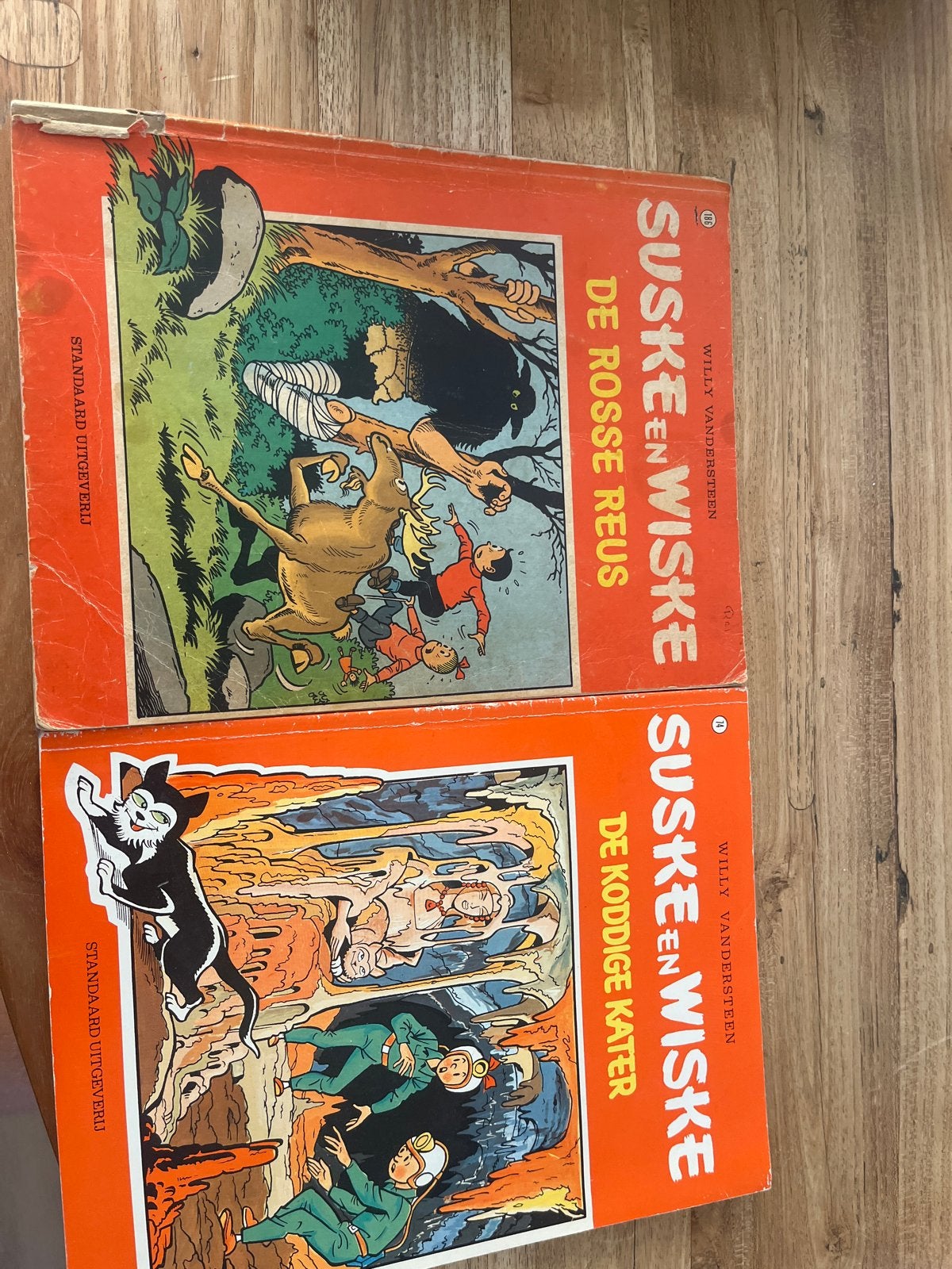 Suske en Wiske: De Rosse Reus & De Kodige Kater, Meerdere stripboeken, Ophalen of Verzenden, Gelezen
