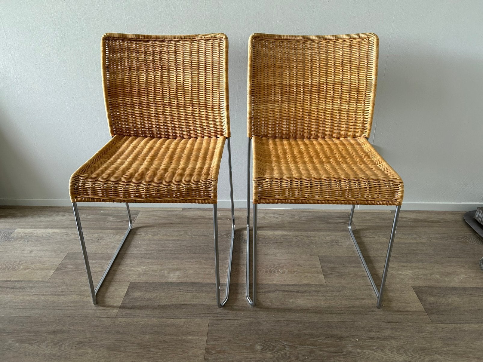 Tito Agnoli  / Bonacina / s21/ buisframe stoelen, Ophalen, Zo goed als nieuw