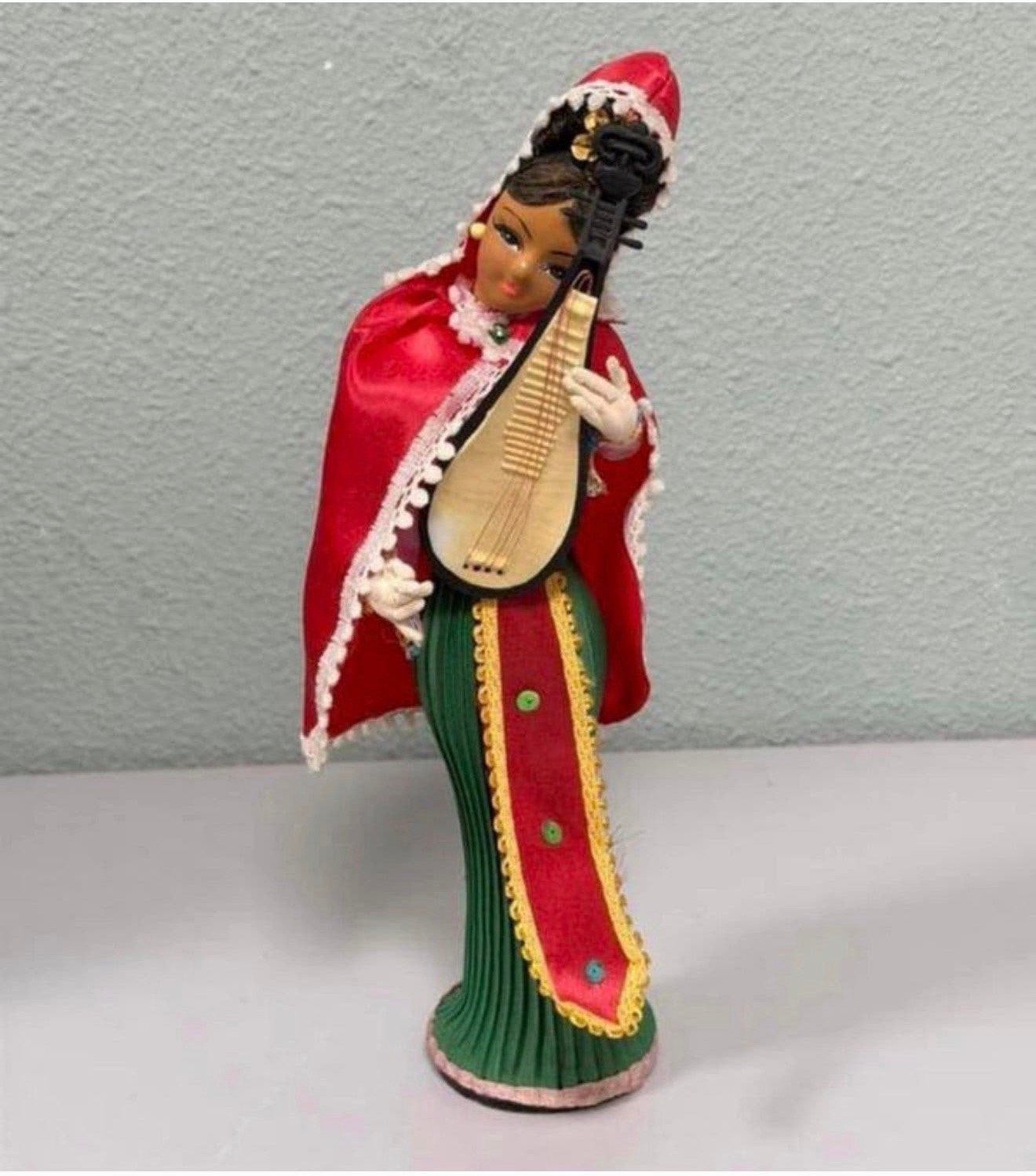 Chinese prinsessenpop die pipa bespeelt fluit pop chinees, P, P, P, Ophalen of Verzenden