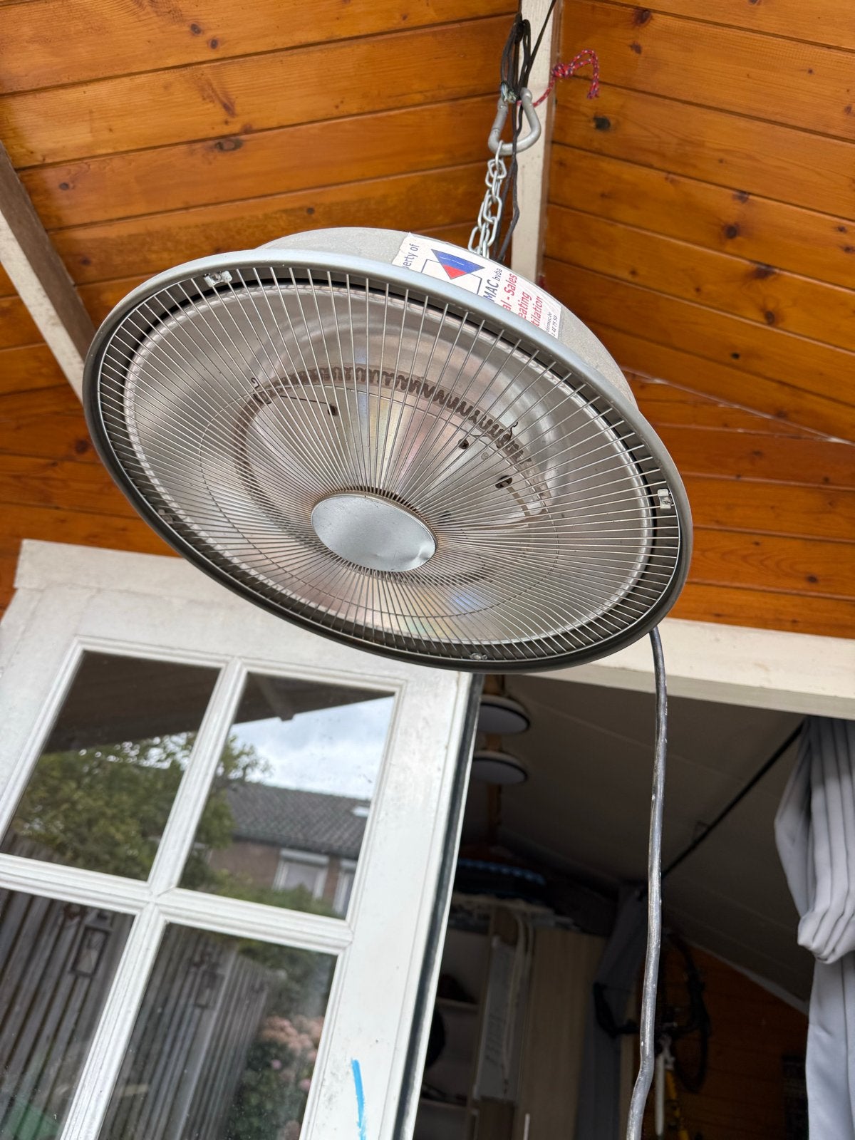 Eurom Partytent Heater - Elektrische Terrasverwarmer, Ophalen of Verzenden, Gebruikt, Elektrisch, Plafond