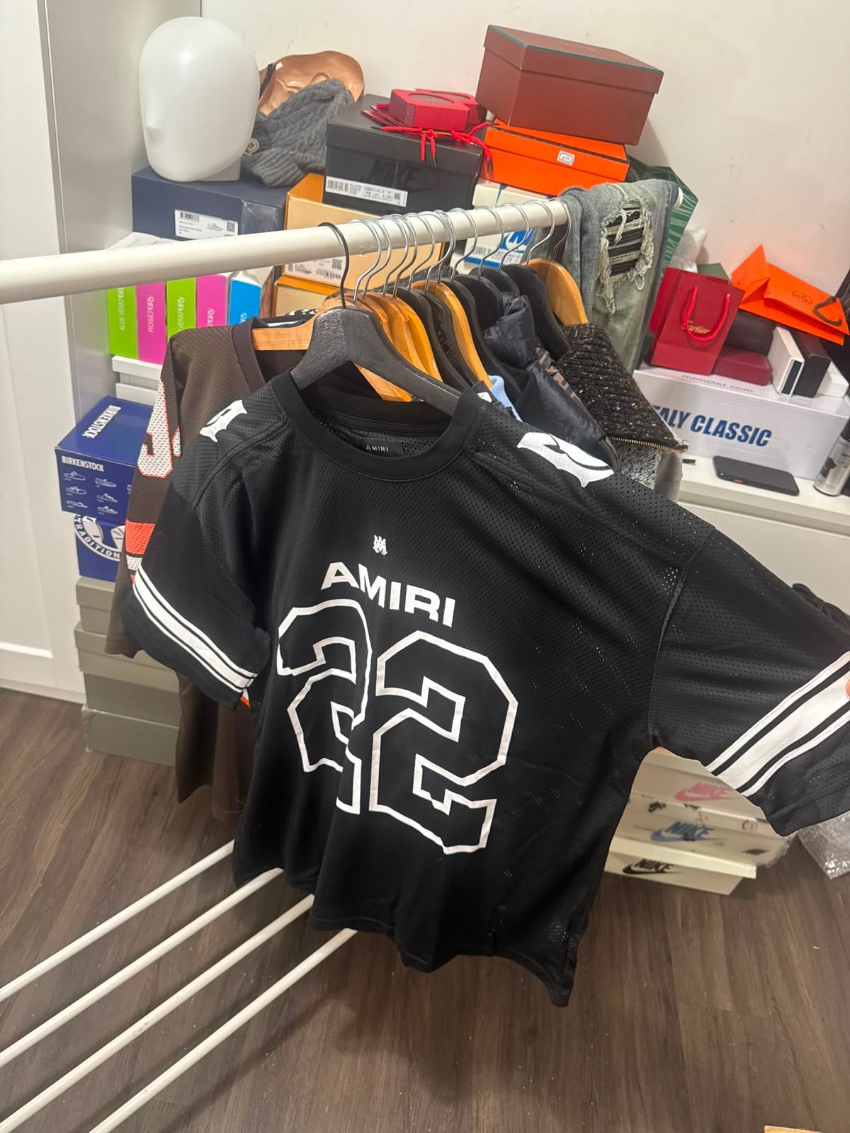 Amiri 22 Mesh Tee zwart, Kleding | Heren, T-shirts, Ophalen of Verzenden, Nieuw, Zwart