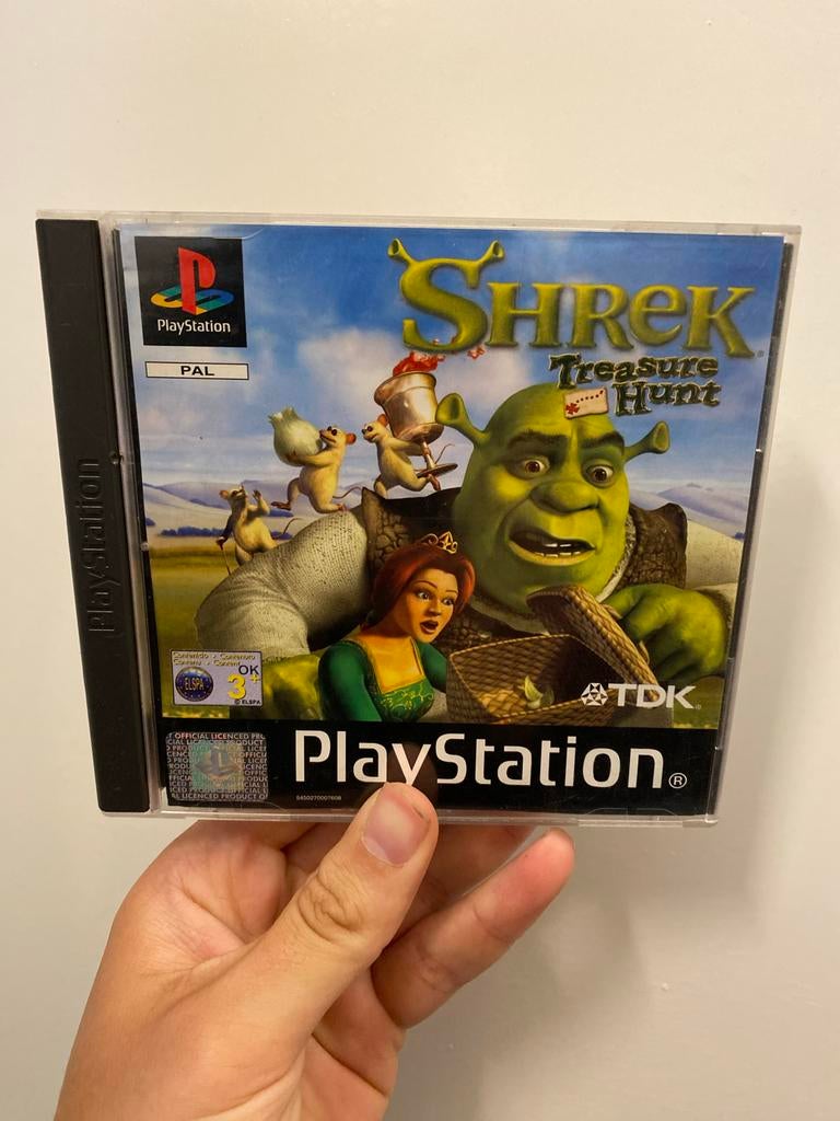 Shrek Treasure Hunt PlayStation 1, Avontuur en Actie, Gebruikt, 1 speler, Ophalen of Verzenden