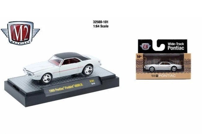 1968 Pontiac Firebird 400H.O. van M2 1/64 R101, Ophalen of Verzenden, Nieuw, Auto