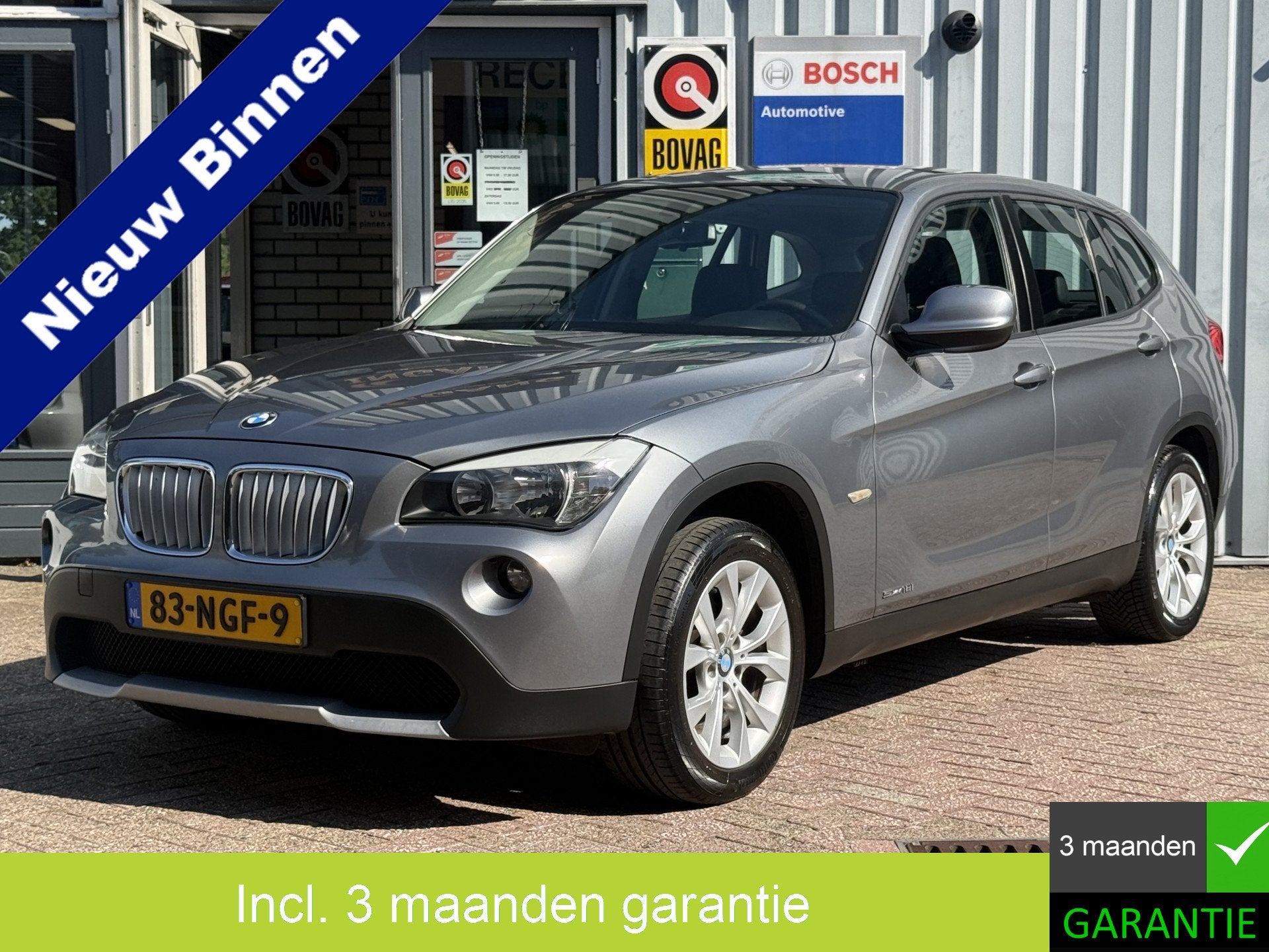 BMW X1 sDrive18i | TREKHAAK | PDC | LEER | HOOGZIT |, X1, Euro 5, Achterwielaandrijving, Zwart