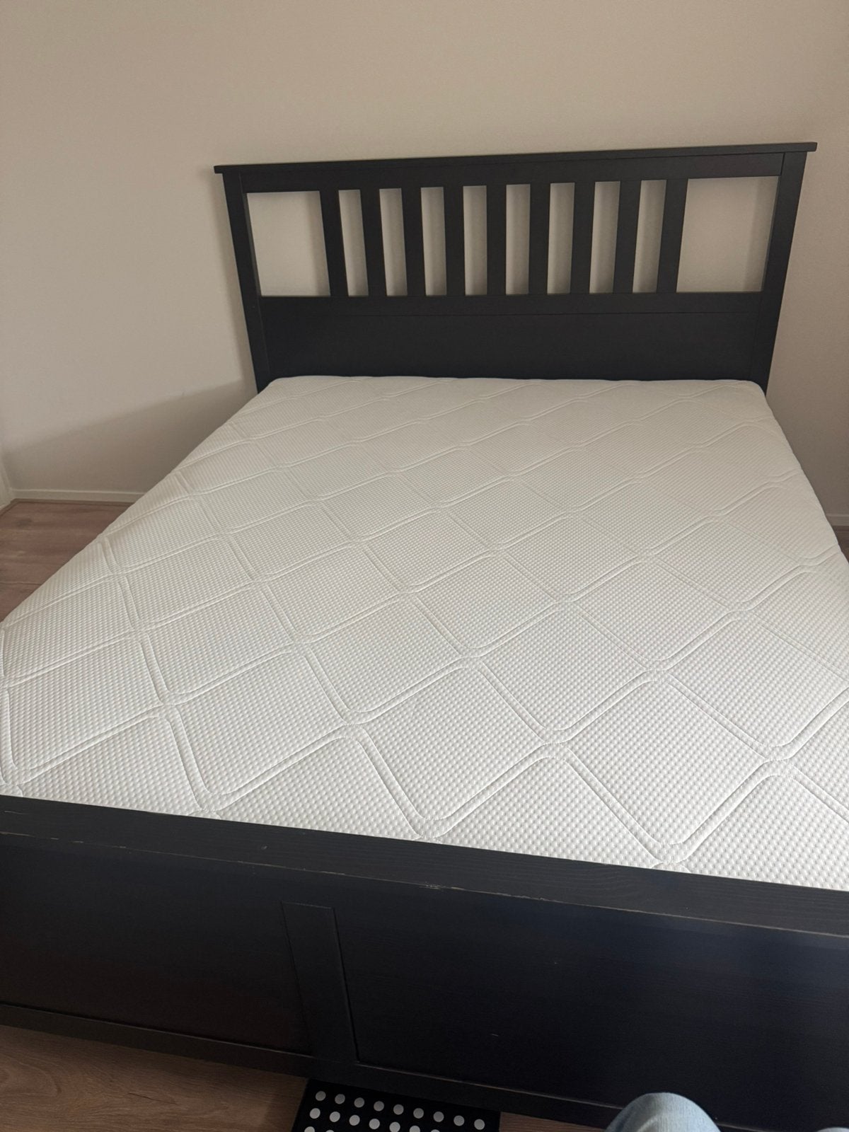Bedmatras 160x200 koudschuim 24 cm hoog, Ophalen, Gebruikt, Tweepersoons, Matras