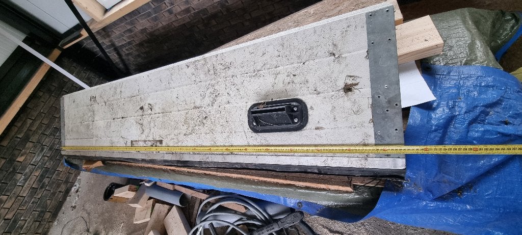 Paneel overheaddeur, Ophalen, Gebruikt, Garagedeur, 120 cm of meer