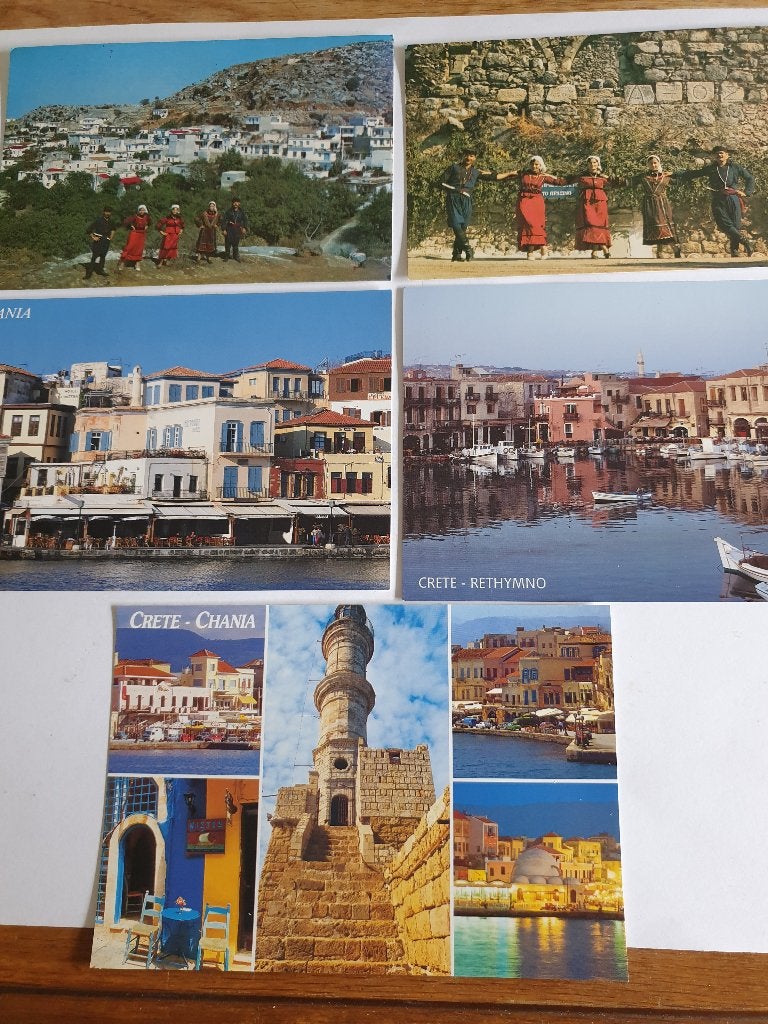 3351 griekenland kreta 9 ansichtkaarten, Verzenden, 1980 tot heden, Overig Europa