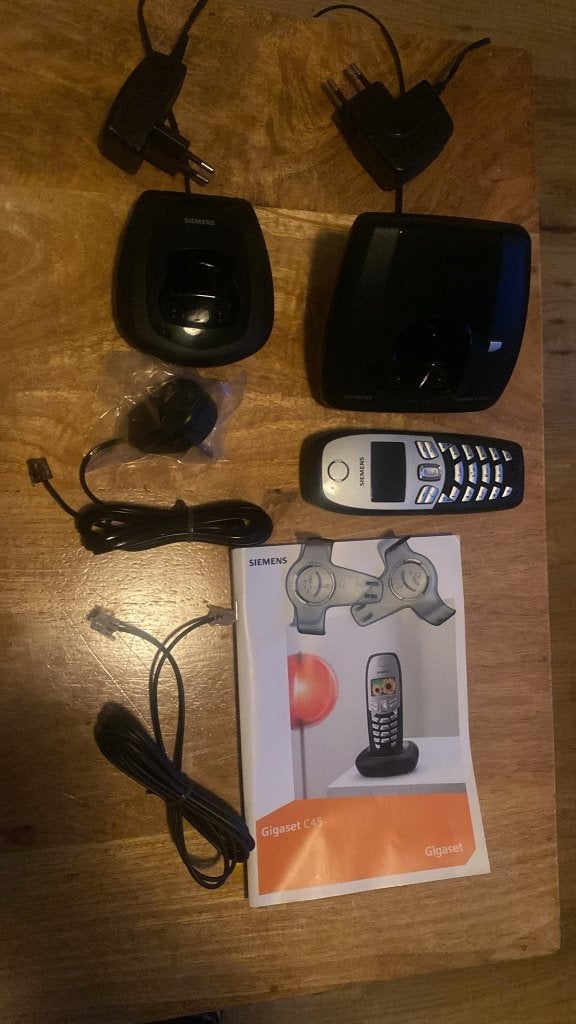 Siemens Gigaset C450 (2 telefoons), Ophalen of Verzenden, Zo goed als nieuw, 2 handsets