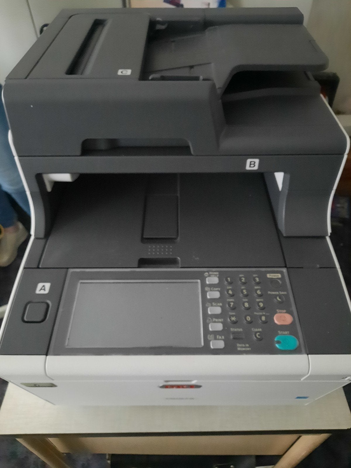 OKI MC573 All-in-one LED-printer - Zo goed als nieuw, Computers en Software, Printers, Zo goed als nieuw, All-in-one, LED-printer