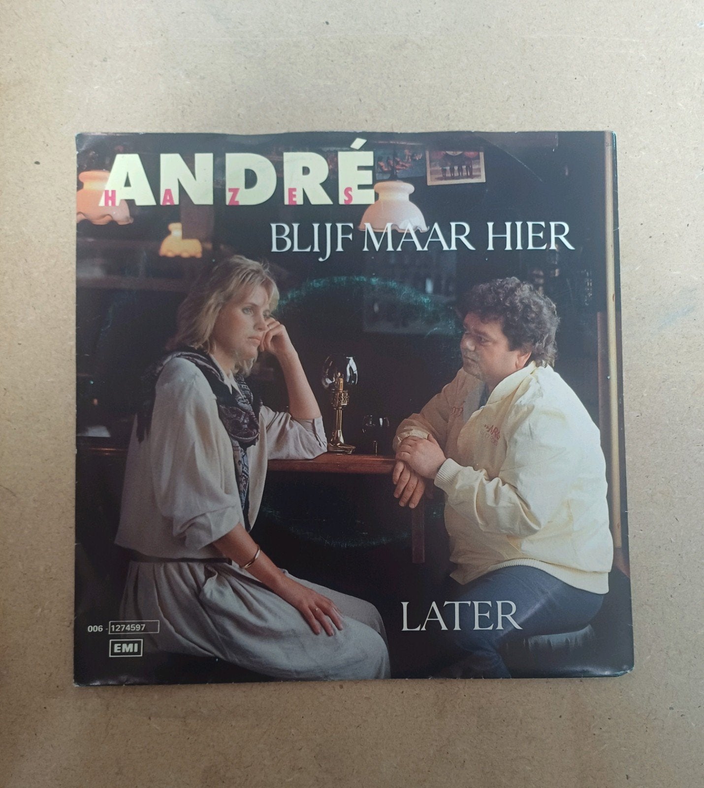 André Hazes  - Blijf Maar Hier, Gebruikt, 7 inch, Ophalen of Verzenden, Pop