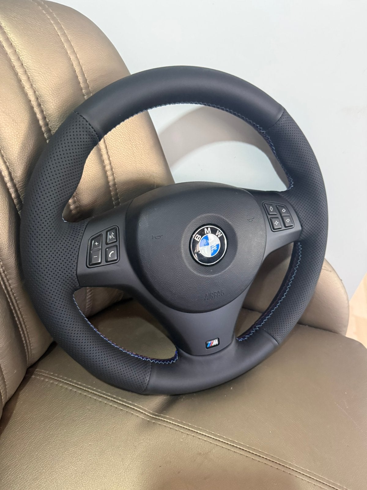Bmw M sport  E81 E82 E87 E88 E90 E91 E92 E93 leder stuur, Ophalen of Verzenden, BMW