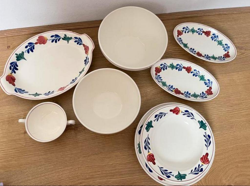 Boerenbont Serviesgoed Diverse Items, Ophalen